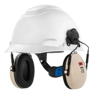 Capacete de Segurança com Protetor Auricular Acoplado – Proteção Dupla